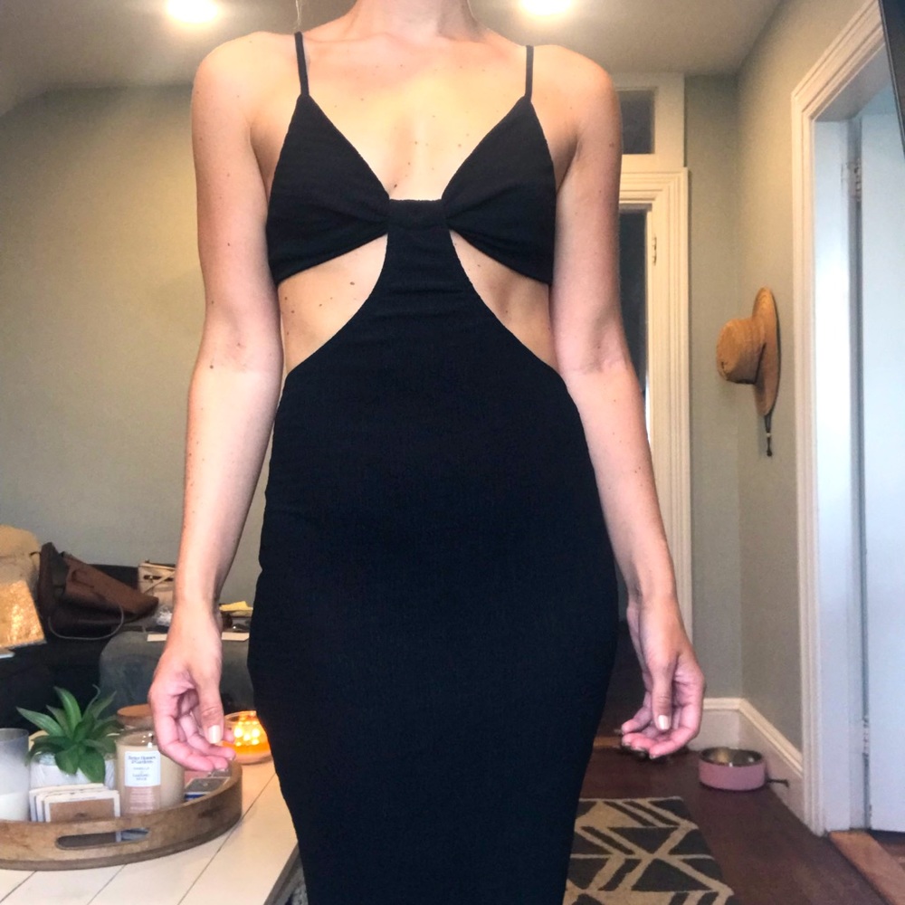 SHEIN cut out bodycon dress